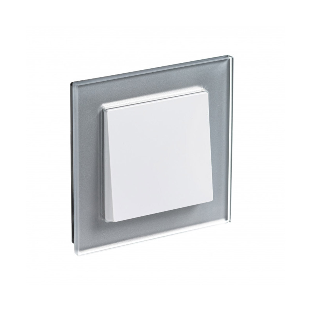 Рамка "atlasdesign nature" 1 местн. универс., стекло, алюминий (1/15/30) "schneider"