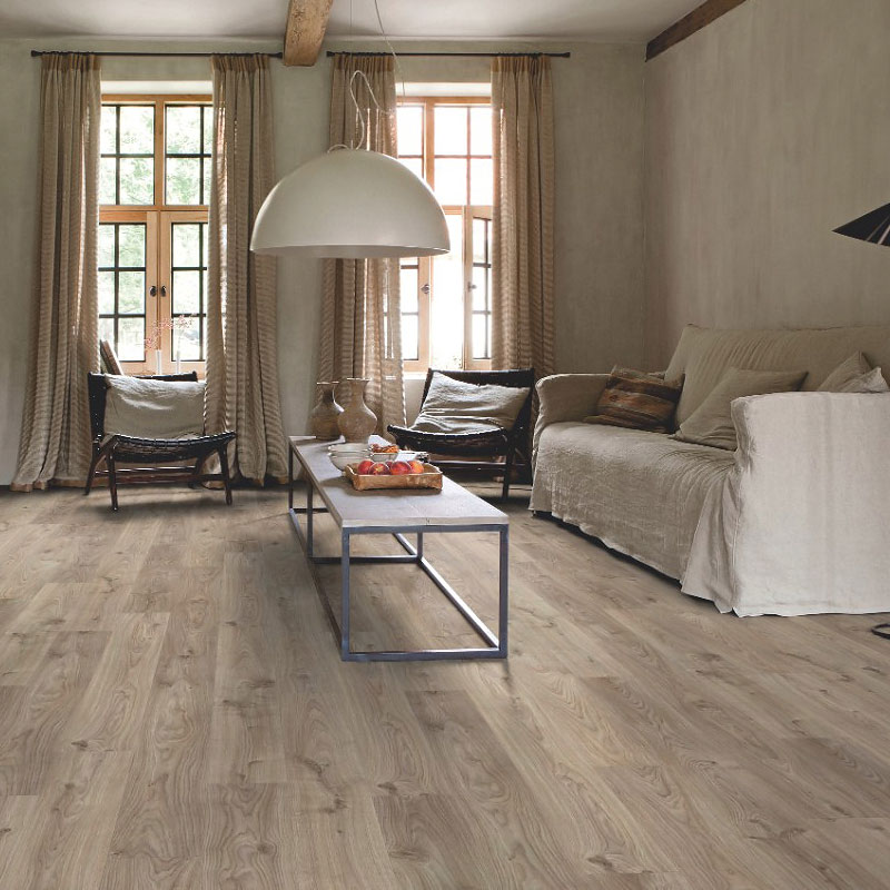 ПВХ-плитка Quick Step LIVYN Balance Glue Plus BAGP 40026 Дуб коттедж серо-коричневый