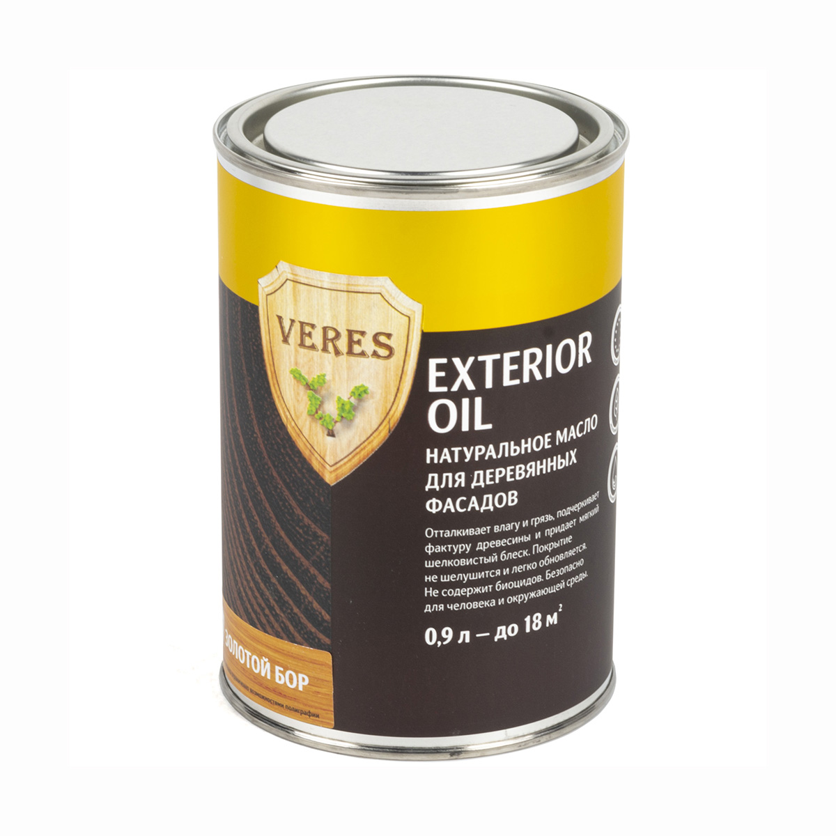 Верес масло для наруж. работ  "oil exterior" №17 золотой бор  0,9 л (1/6) "veres"
