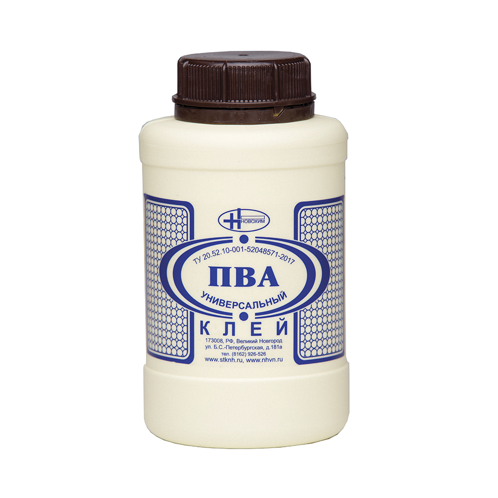 Клей пва "универсальный" новохим   1 кг (12)