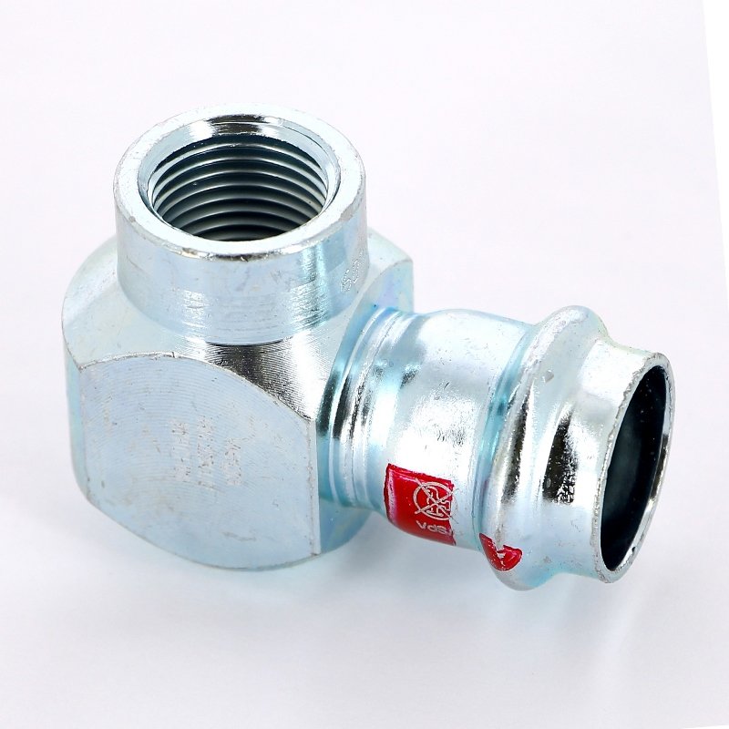 Угол пресс-В 22x1/2" оцинкованная сталь Prestabo VIEGA