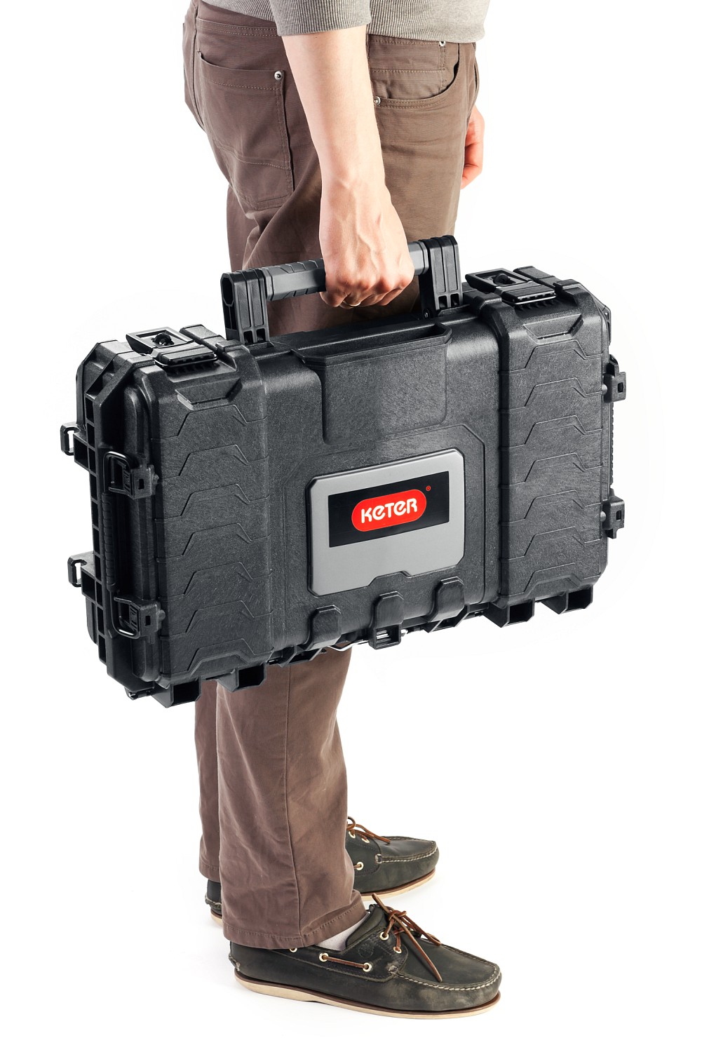 KETER GEAR ORGANIZER, 560 х 345 х 128 мм, (22″), пластиковый ящик-органайзер с 7 съемными ячейками (38374)