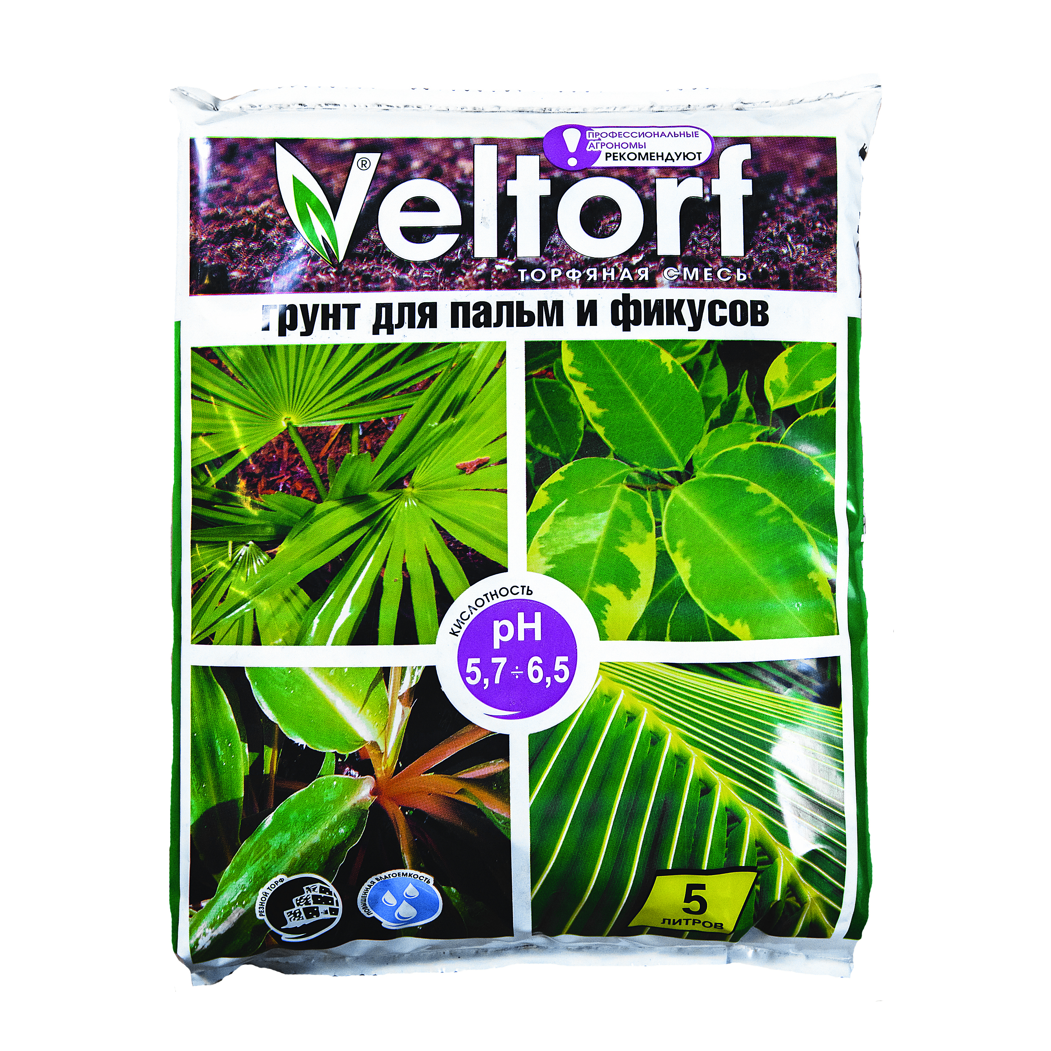 Грунт для пальм и фикусов  5 л (1) "veltorf"