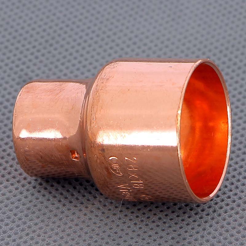 Муфта переходная двухраструбная 28 х 18 мм VIEGA пайка медная