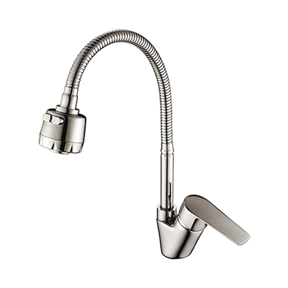 Смеситель для кухни  s35-26  гибкий излив (1/12) "rossinka"