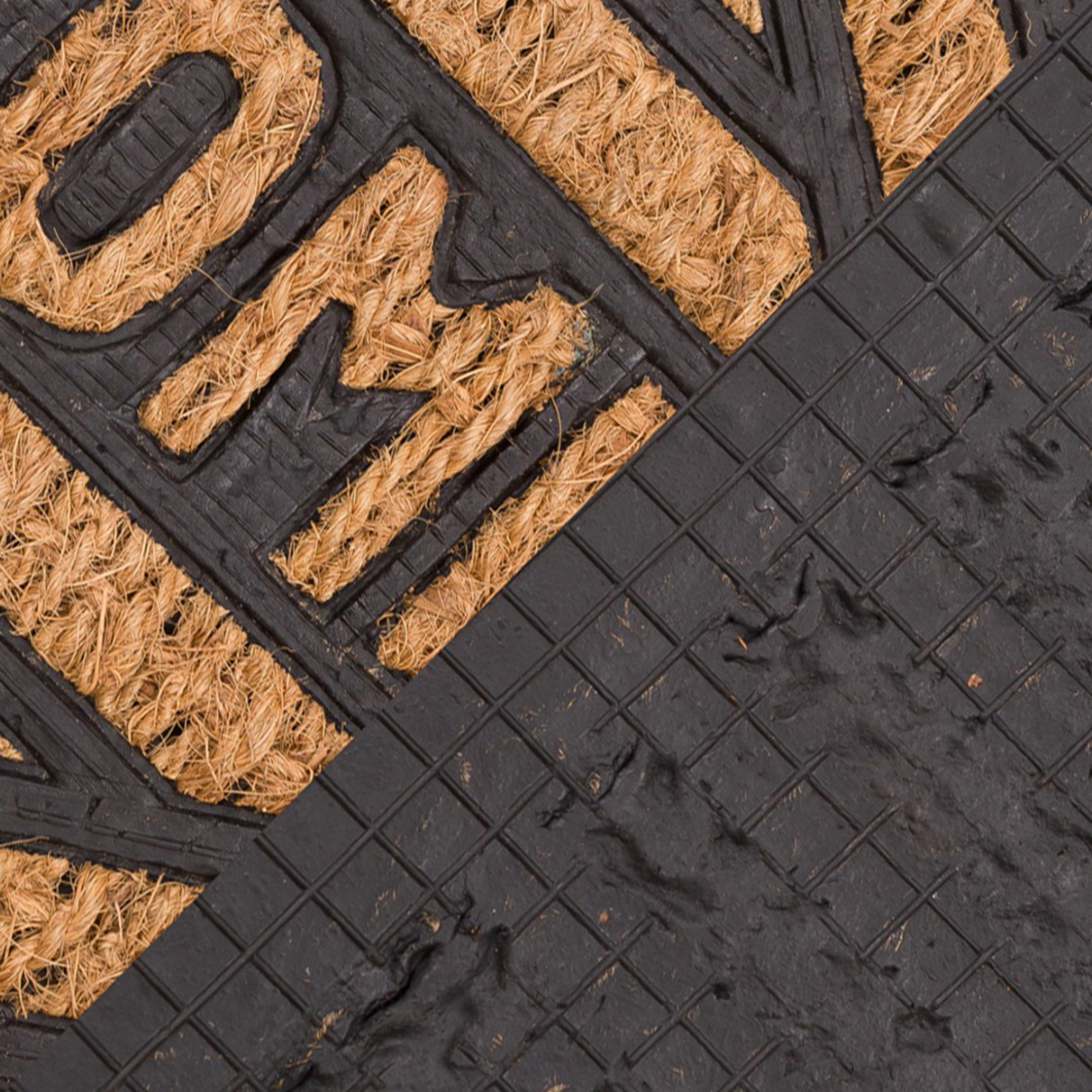 Коврик кокосовый 40*60 см "welcome ромб" (1/10) "sunstep" 32-084