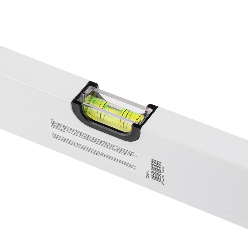 Уровень алюминиевый, 800 мм, фрезерованный, 3 глазка, магнитный Gross (33672)