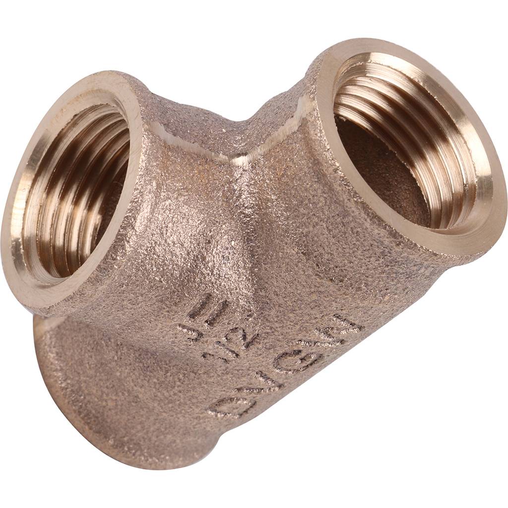 Тройник резьбовой (ВР) 1/2" бронза VIEGA (264222)
