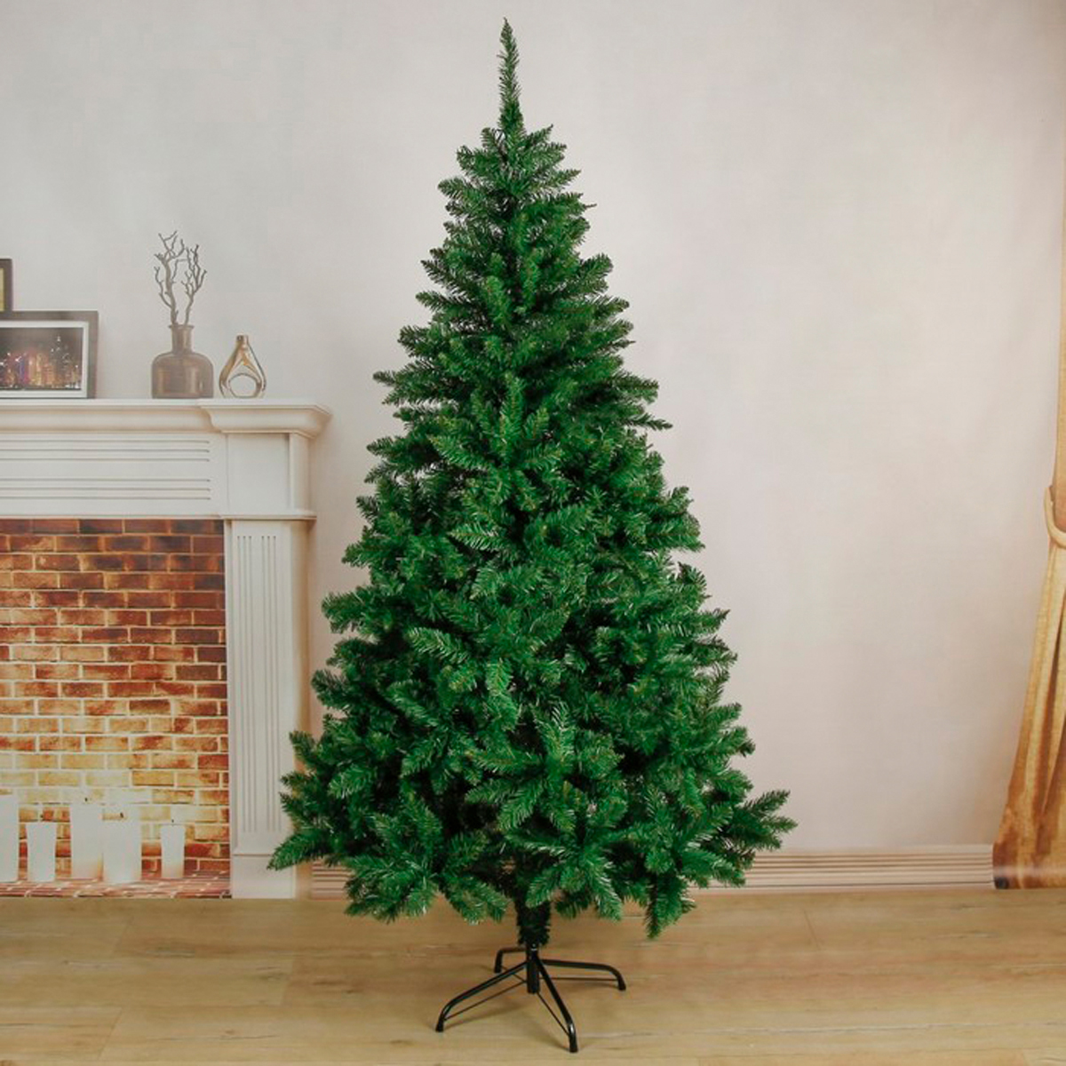 Ель декор. 180 см, 780 веток (зеленая) "зимнее волшебство" 701429