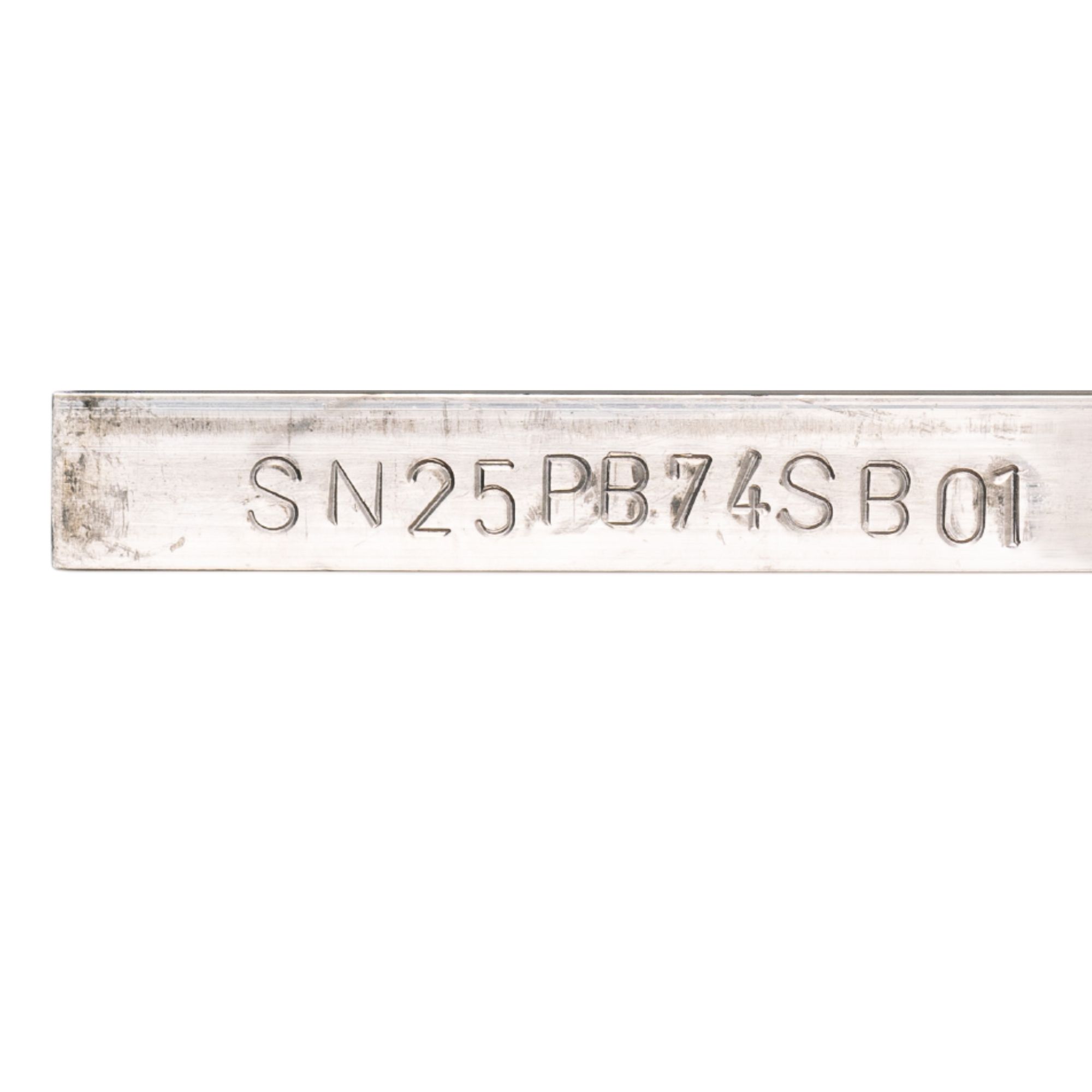 Припой (олово) для лужения кузова автомобиля, Sn25Pb74Sb01, 8х20х320 мм, Solder Chemi - 1 шт.