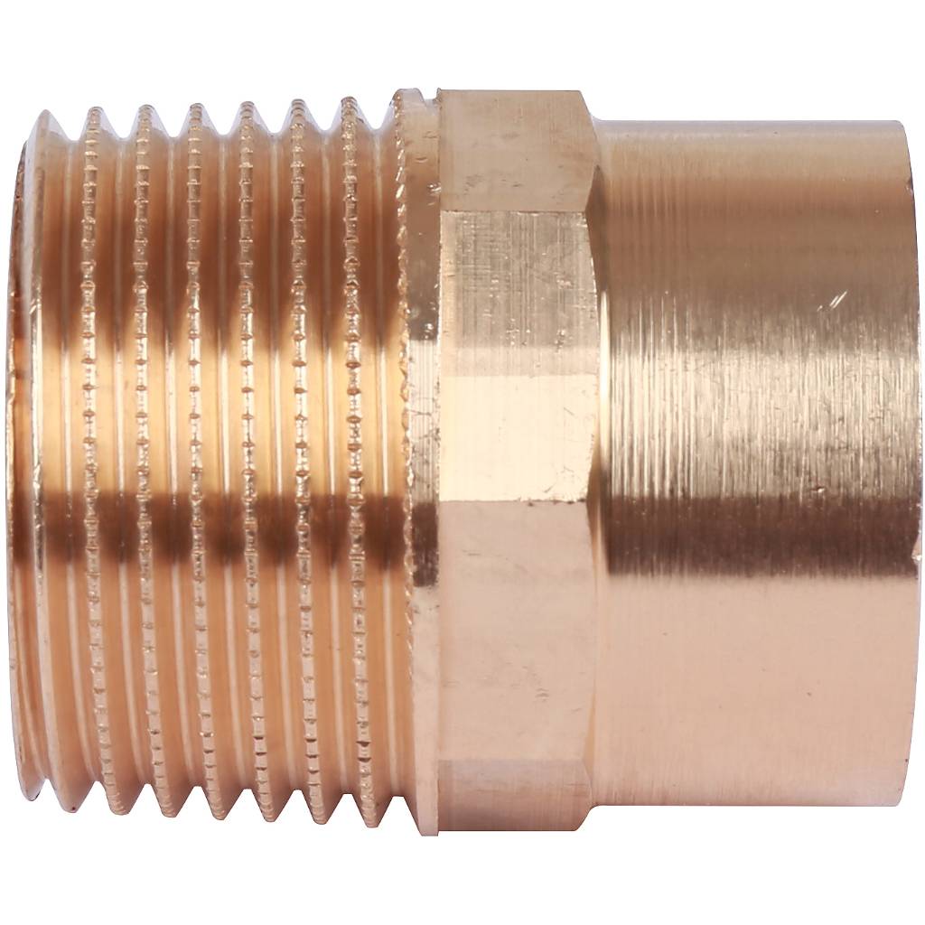 Муфта 28х1" переходная (НР) под пайку с наружной резьбой SANHA бронзовая 14243281