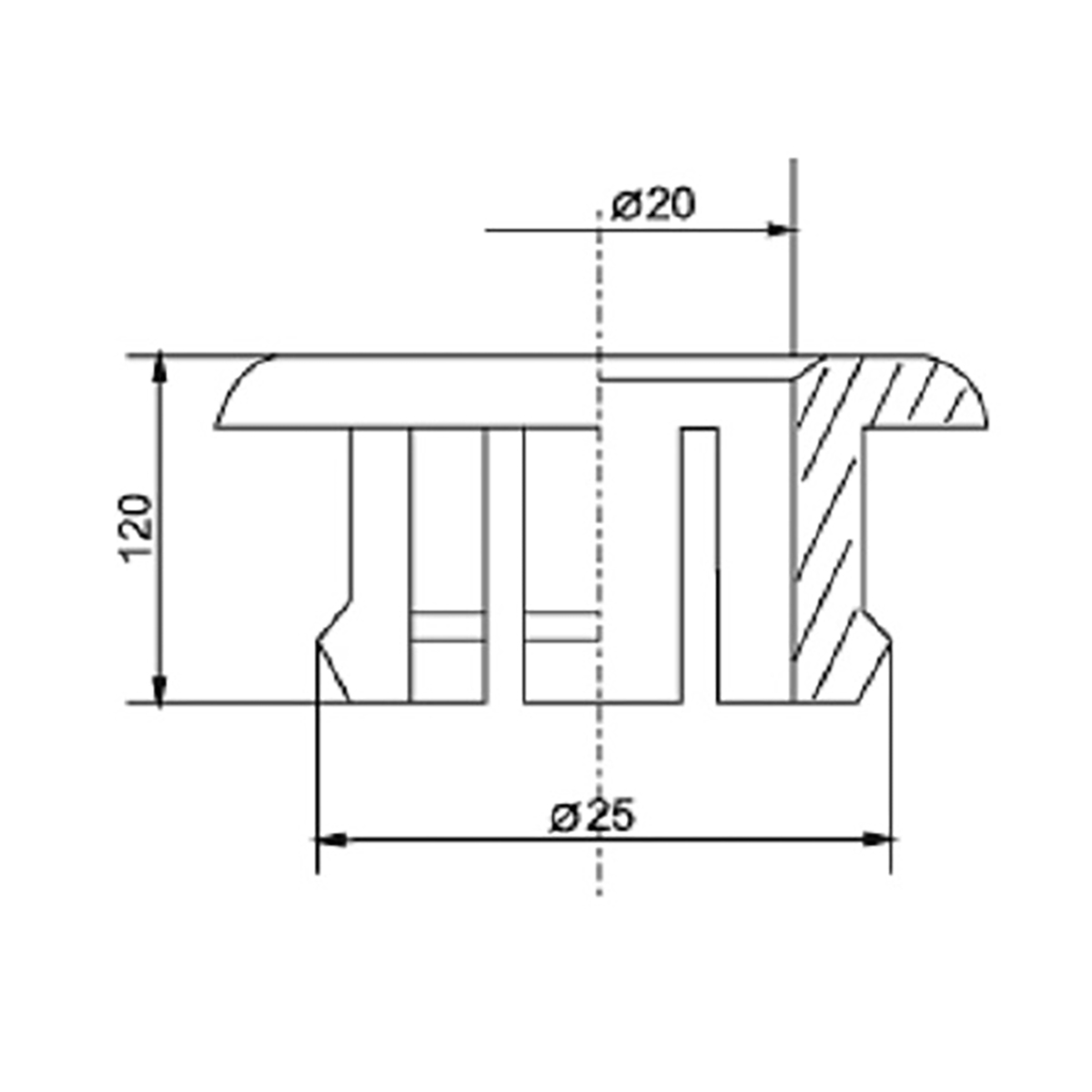 Обрамление для перелива раковины хром. (50) "wirquin"