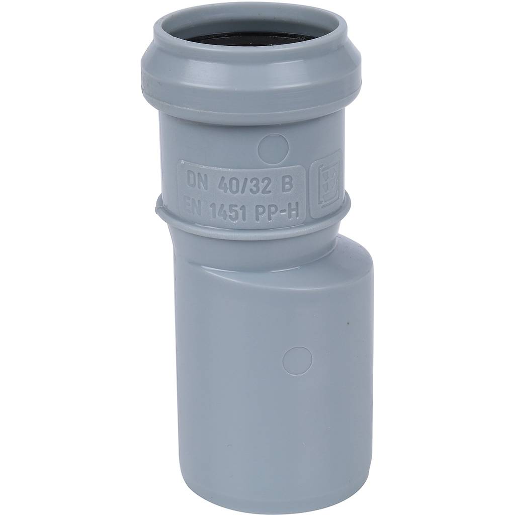 Переход эксцентрический канализационный d=40 х 32 мм SINIKON Стандарт