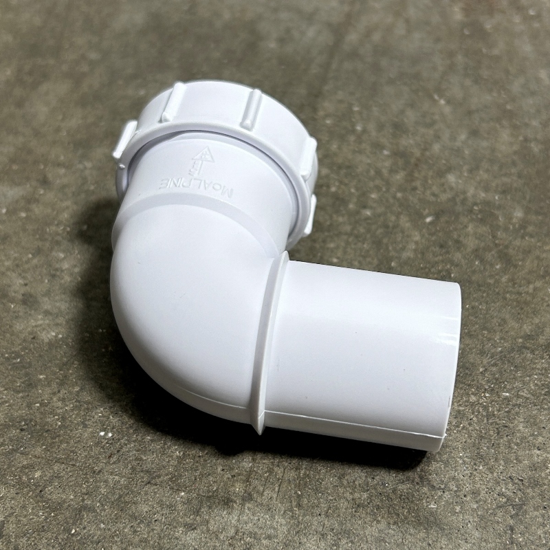 Отводм McALPINE на 90' 40х40 мм, компрес.