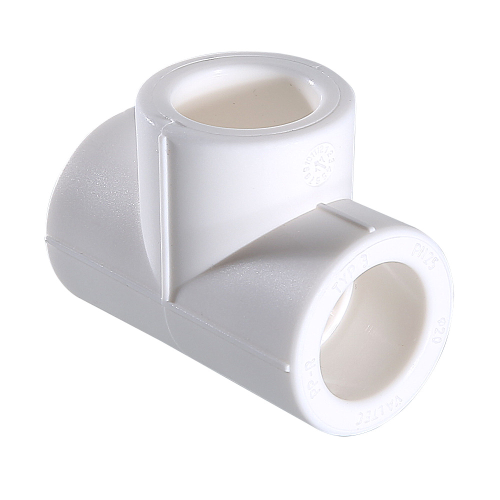 Тройник 40 мм полипропилен PP-R VALTEC под пайку белый