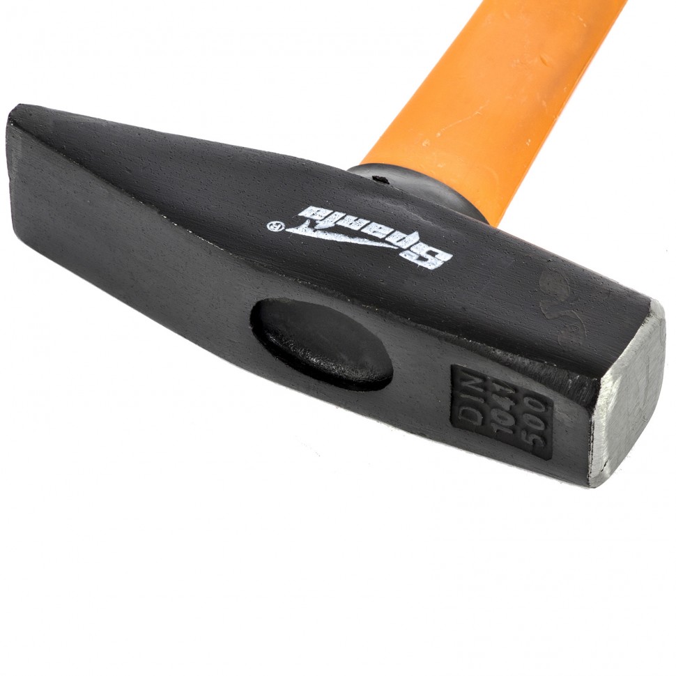 Молоток слесарный, 500 г, фибергласовая обрезиненная рукоятка Sparta (10375)