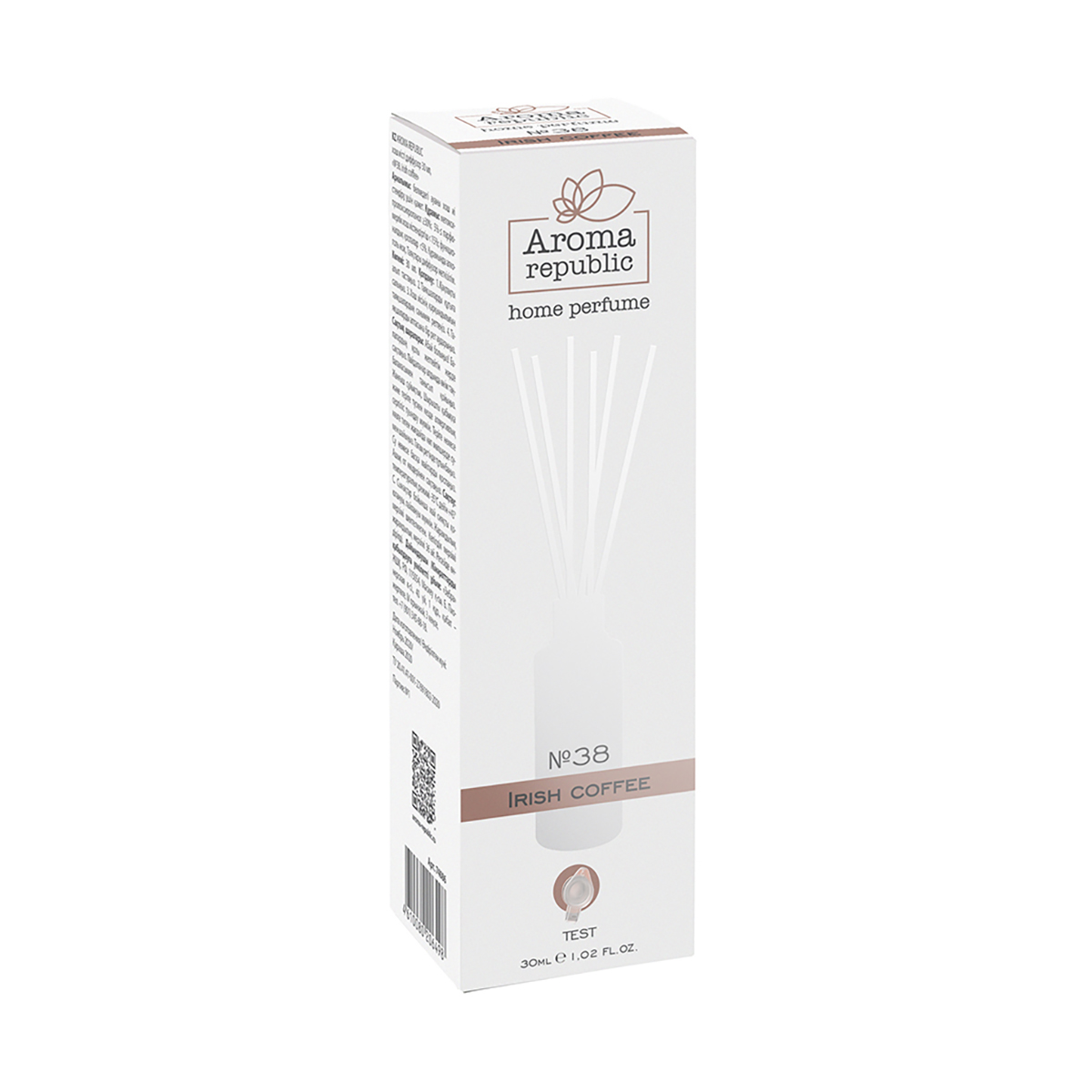 Диффузор ароматич. 30 мл "№38 irish coffee" (1/20) "aroma republic"
