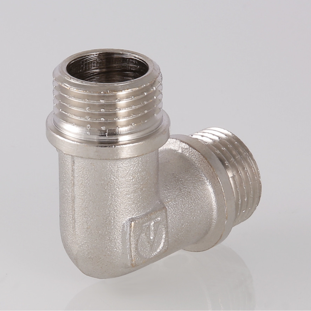 Угол 90° резьбовой (НР) 1" латунь-никель VALTEC (VTr.093.N.0006)