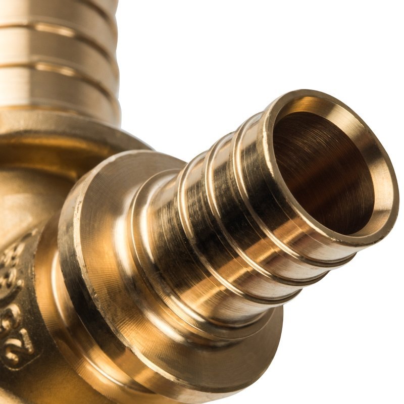 Тройник переходной 32 x 25 x 32 аксиальный для труб PE-X STOUT