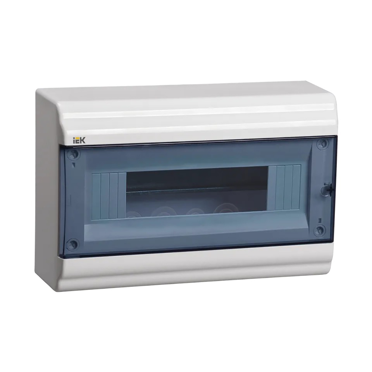 Щиток распределительный навесной "prime" щрн-п-12 ip41, 12 модулей, пластик, белый (1/10) "iek"