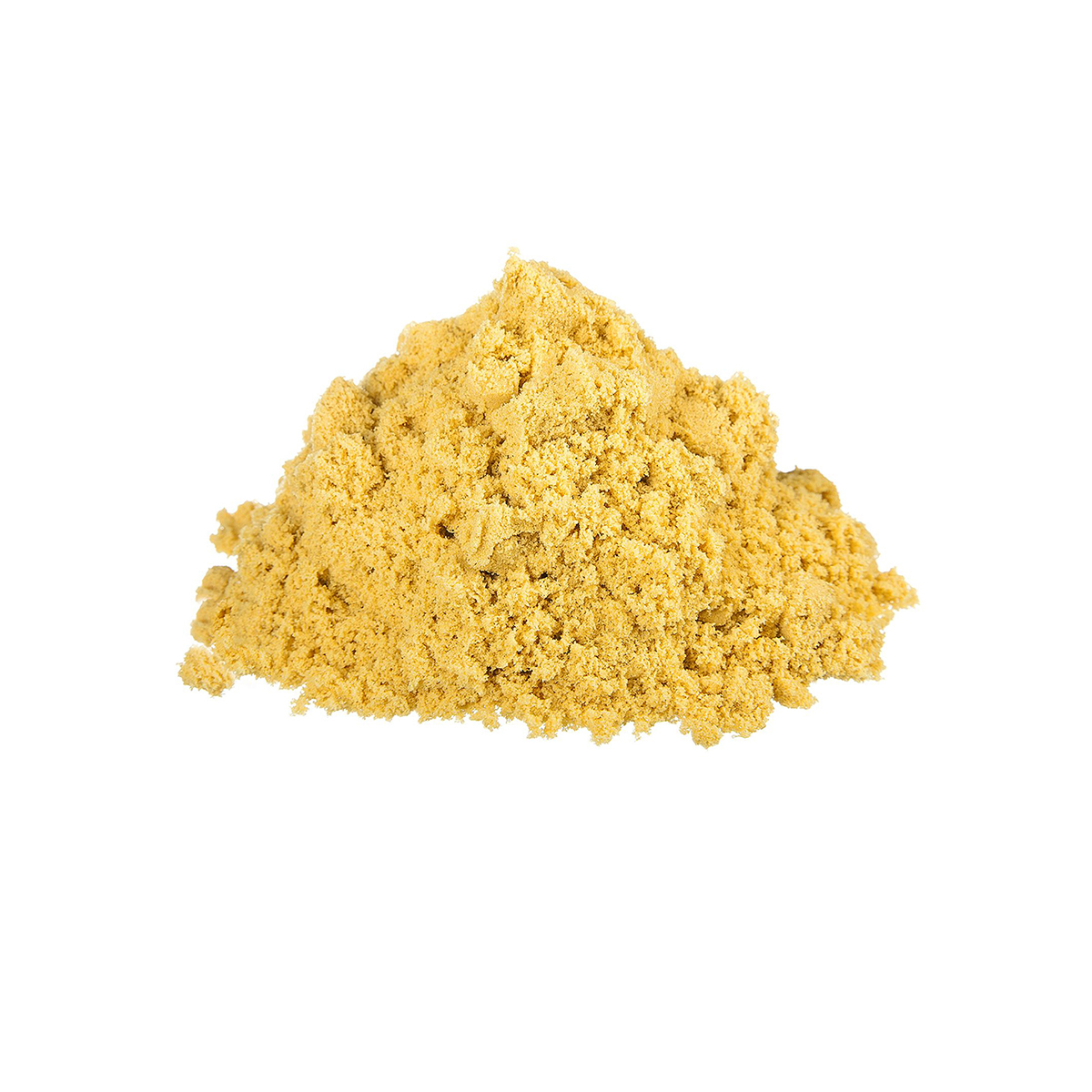 Набор игровой "марсианский песок" желтый 150 г (3 формочки "горшочки") "bondibon" вв2285