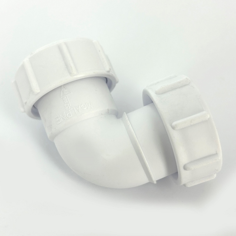 Отвод McALPINE на 90 1 1/4" х 32 мм компрес.