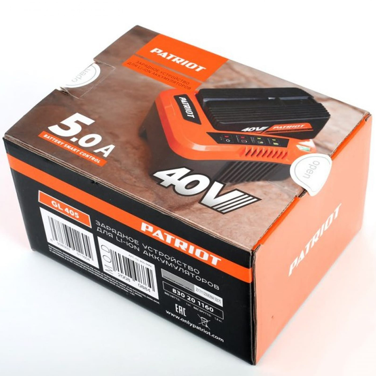 Зарядное устройство gl 402  2а, 40в (1/8) "patriot" 830201150