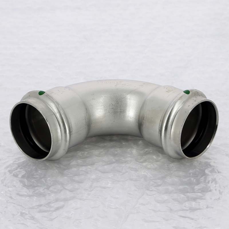 Угол пресс 42 нержавеющая сталь Sanpress Inox VIEGA