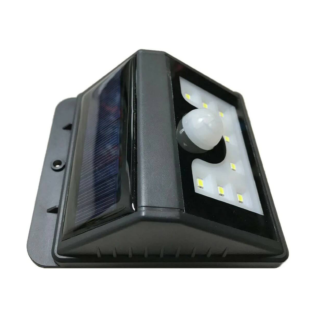 Светильник садовый светодиод. 8 led 80 лм ip44, настенный, солнеч. батарея (1/50) "lamper" 602-210