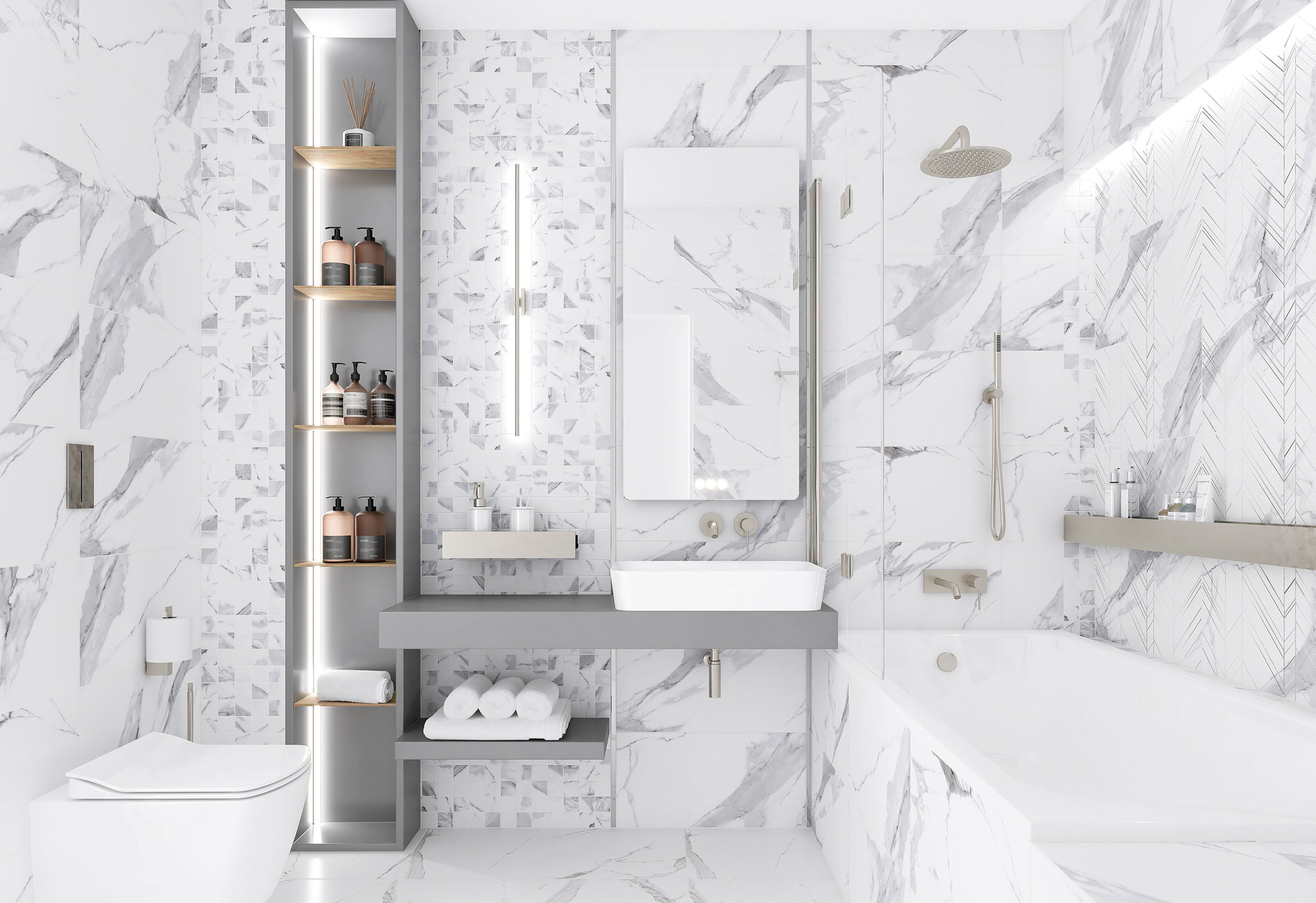 Bering белый 18-00-01- 30x60