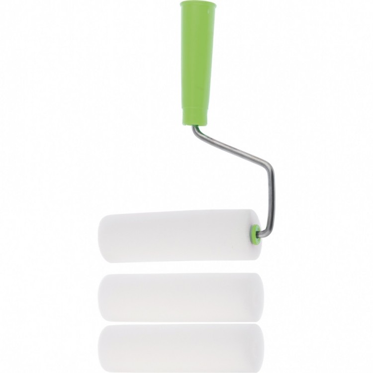 Валик "Поролон" с ручкой и 2 шубки 180 мм, D 42 мм D ручки 6 мм Сибртех (80452)