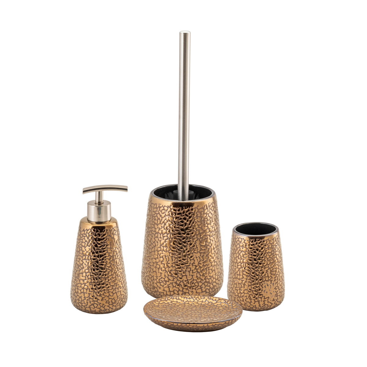 Мыльница "tivat" керамика (бронзовый) (1/36) "swensa" swtk-6040-d