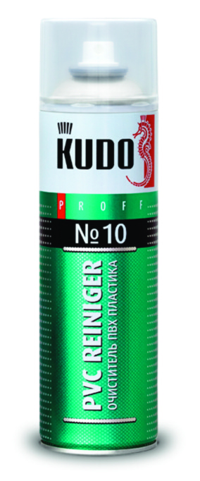 Очиститель пластика №10 "proff pvc reiniger" 650 мл/487 г (аэрозоль) (12) "kudo"