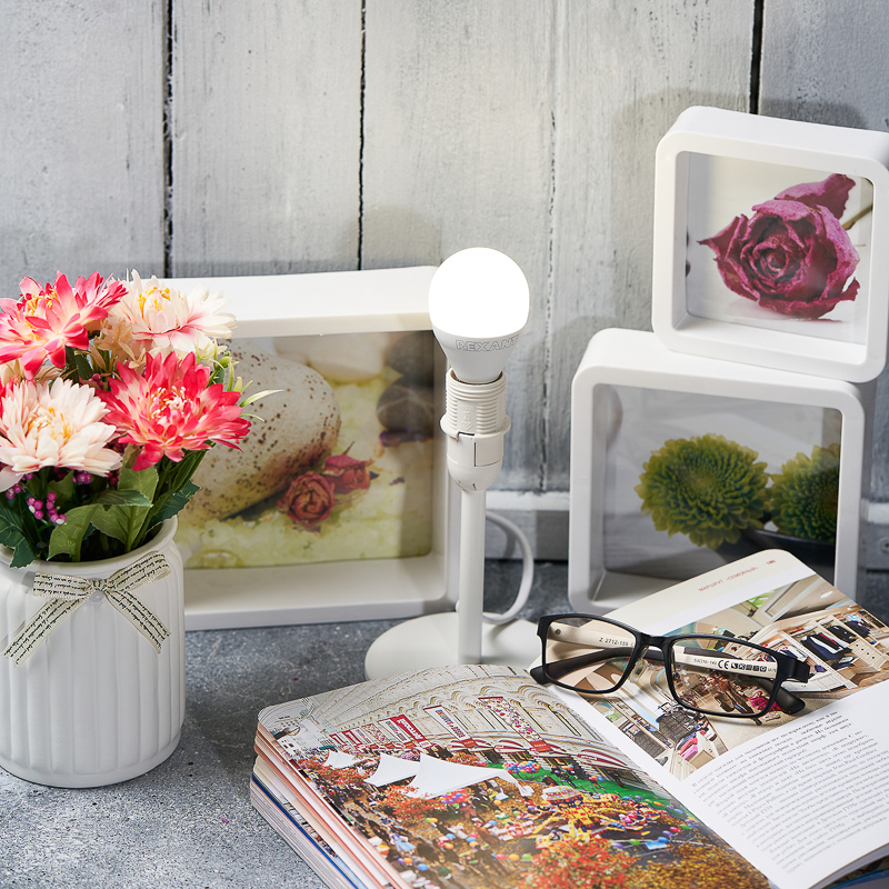 Лампа светодиодная "rexant" шарик (gl) 9,5w 4000 k 903 лм  e14, нейтрал. свет (10/100) 604-038