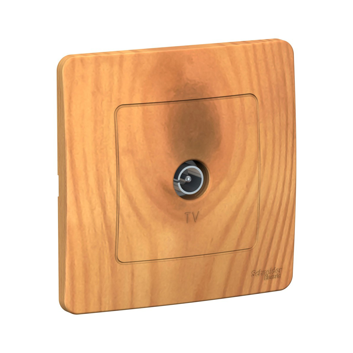 Розетка телевизионная "blanca" коннектор, ясень (1/10/20) "schneider"