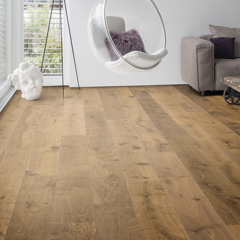 Паркетная доска Haro Series 4000 (5G) 538949 Дуб Мореный Саваж брашированный однополосный 4V2200 x 180 x 13.5мм