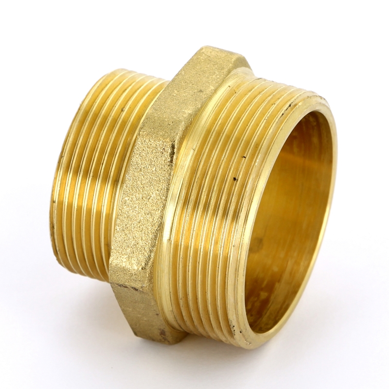 Ниппель редукция 1"1/2 x 1"1/4 (НР) латунь UNI-FITT