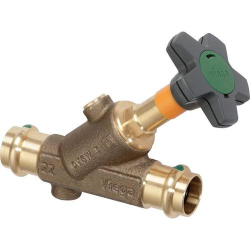 Наклонный вентиль CRV 45 Easytop пресс с SC-Contur Basic VIEGA