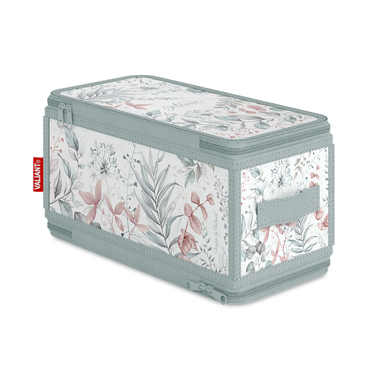 Кофр для хранения "botanic" 30*15*15 см с застёжкой-молнией (1/36) "valiant" bt-zip-s