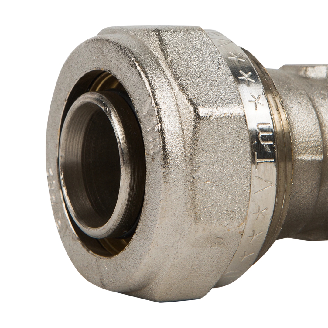 Тройник обжимной для металлополимерных труб 32 х 16 х 32 мм VALTEC