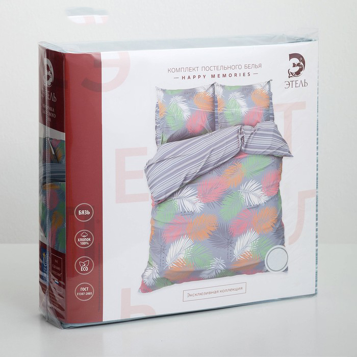 Постельное белье "этель" happy memories евро (бязь) (1/5) 4675205