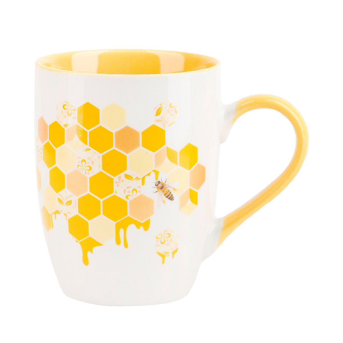Кружка "sweet honey" 360 мл, фарфор (1/12/48) "polystar collection" 2410041