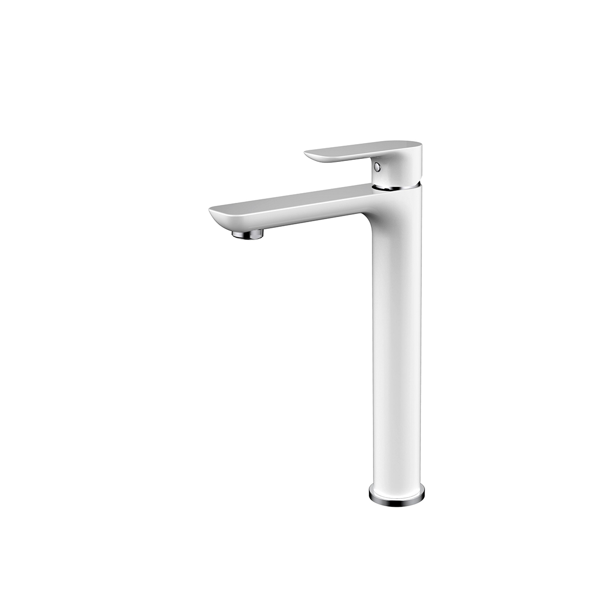 Смеситель для умывальника g1048-2 монолитный, белый/хром (1/8) "gappo"