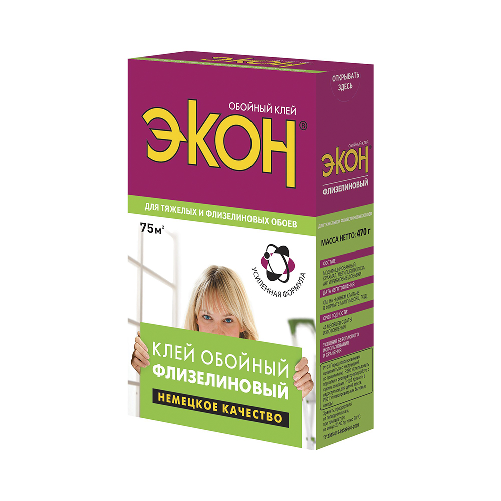 Клей обойный экон флизелиновый  470 г (1/12)  хенкель