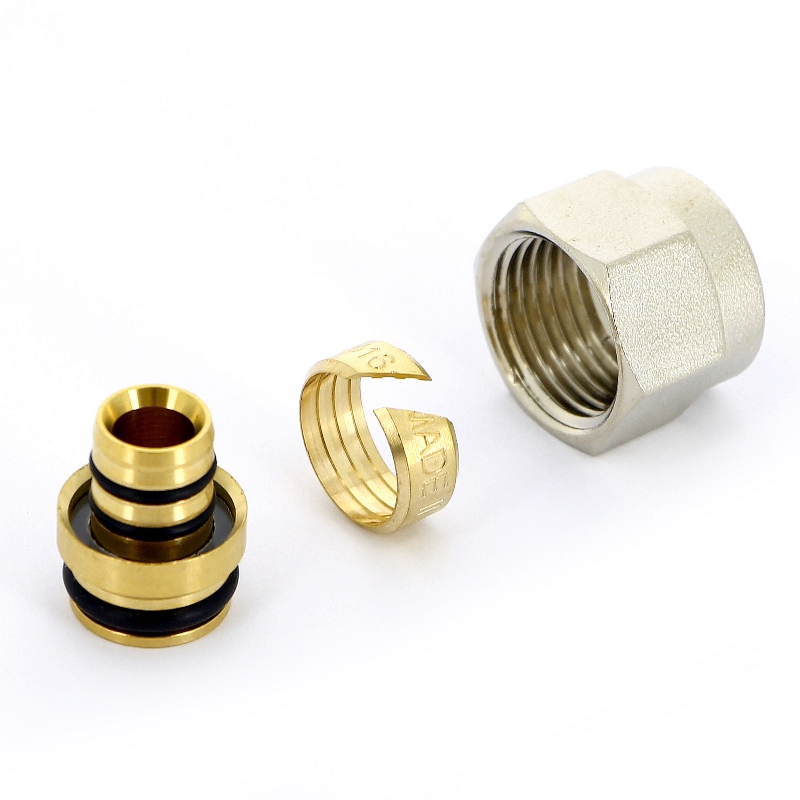 Соединитель обжим-В 16 (2.0) х 1/2" конус для коллекторов серии 40X и 42X UNI-FITT