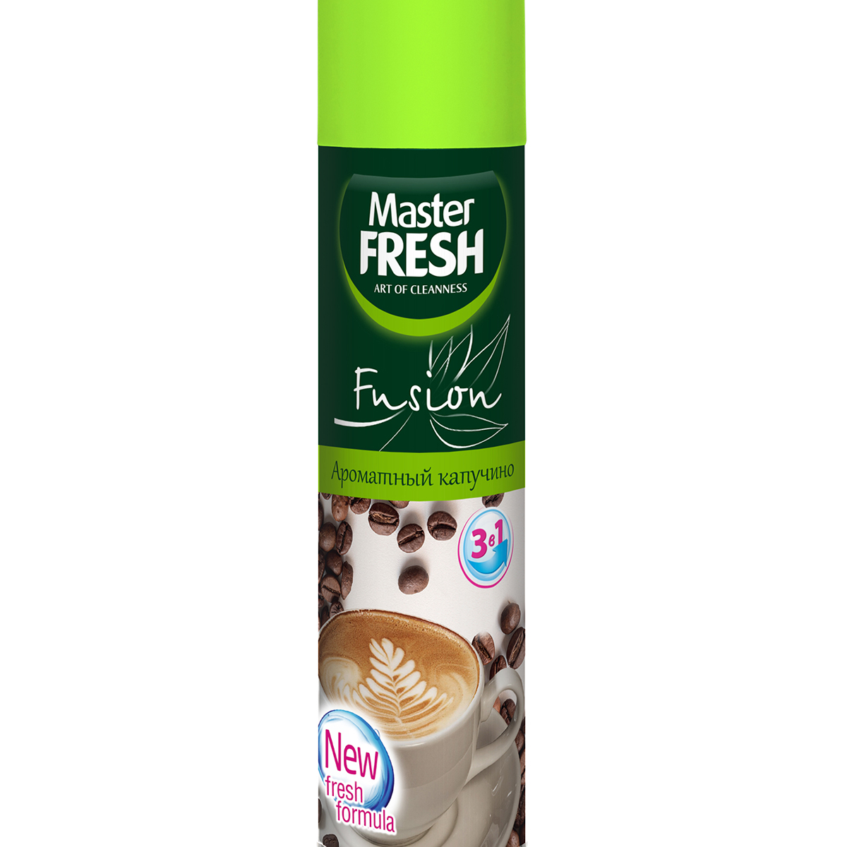 Освежитель воздуха "ароматный капучино" 300 мл (1/24) "master fresh"