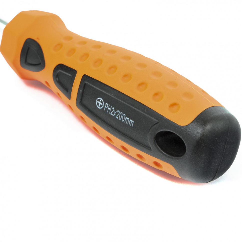 Отвертка "Point", PH2х 200 мм, CrV, двухкомпонентная рукоятка Sparta (11779)