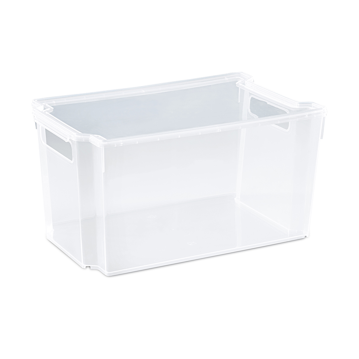 Ящик универс. с крышкой "модуль"  6,5 л (прозрачный) (1/14) "виолет"