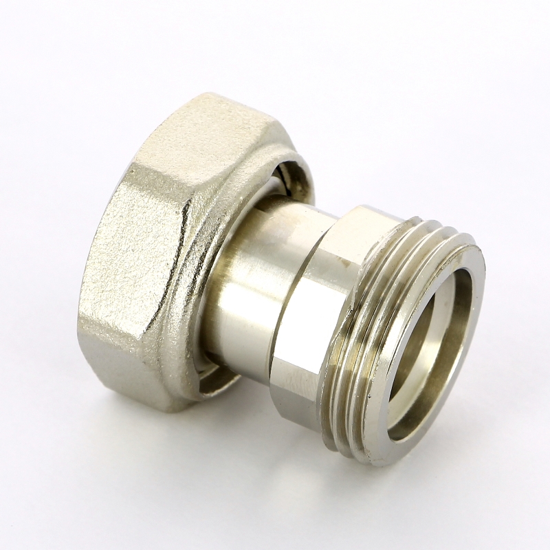 Американка для арматуры с плоской прокладкой 1" x 1" ВН никель UNI-FITT