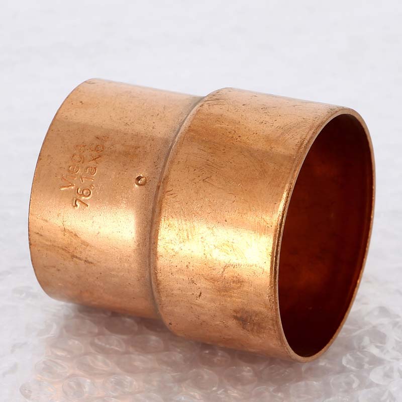 Муфта переходная двухраструбная 76.1 х 64 мм VIEGA пайка медная